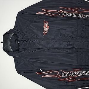 HARLEY DAVIDSON ▪︎ REFLECTIVE WINDBREAKER/RAIN JACKET ▪︎ SIZE S